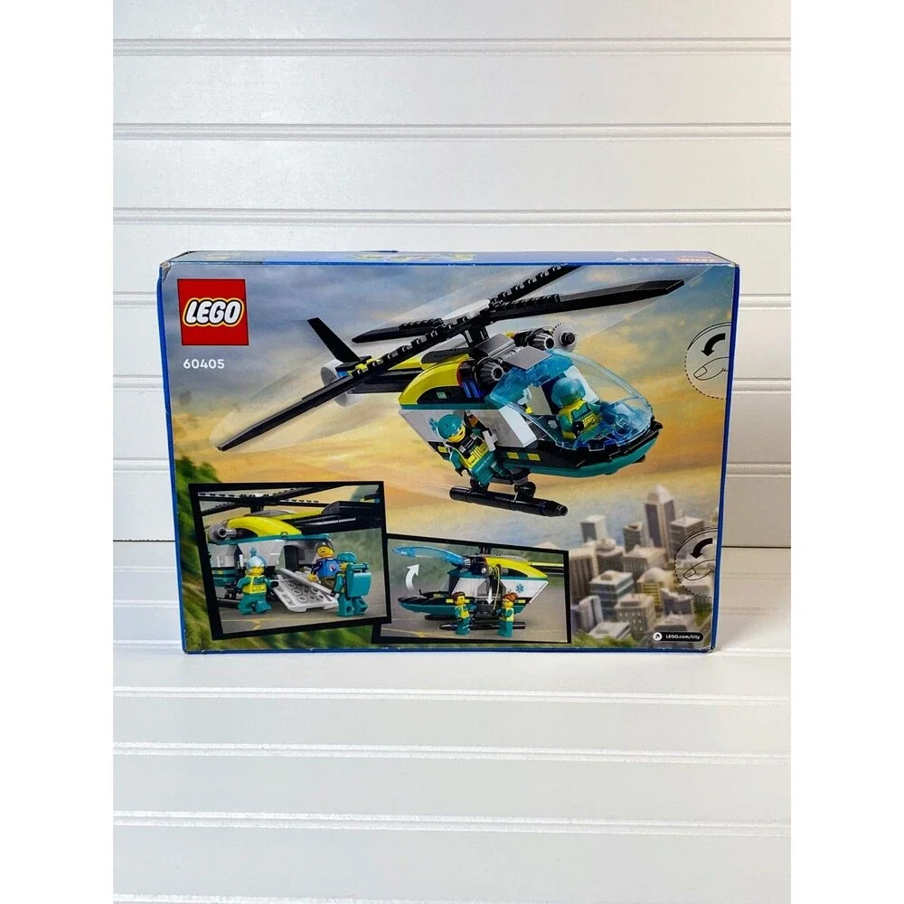 LEGO City 60405 Emergency Rescue Helicopter 226pc 6+ New (Some Box Wear)